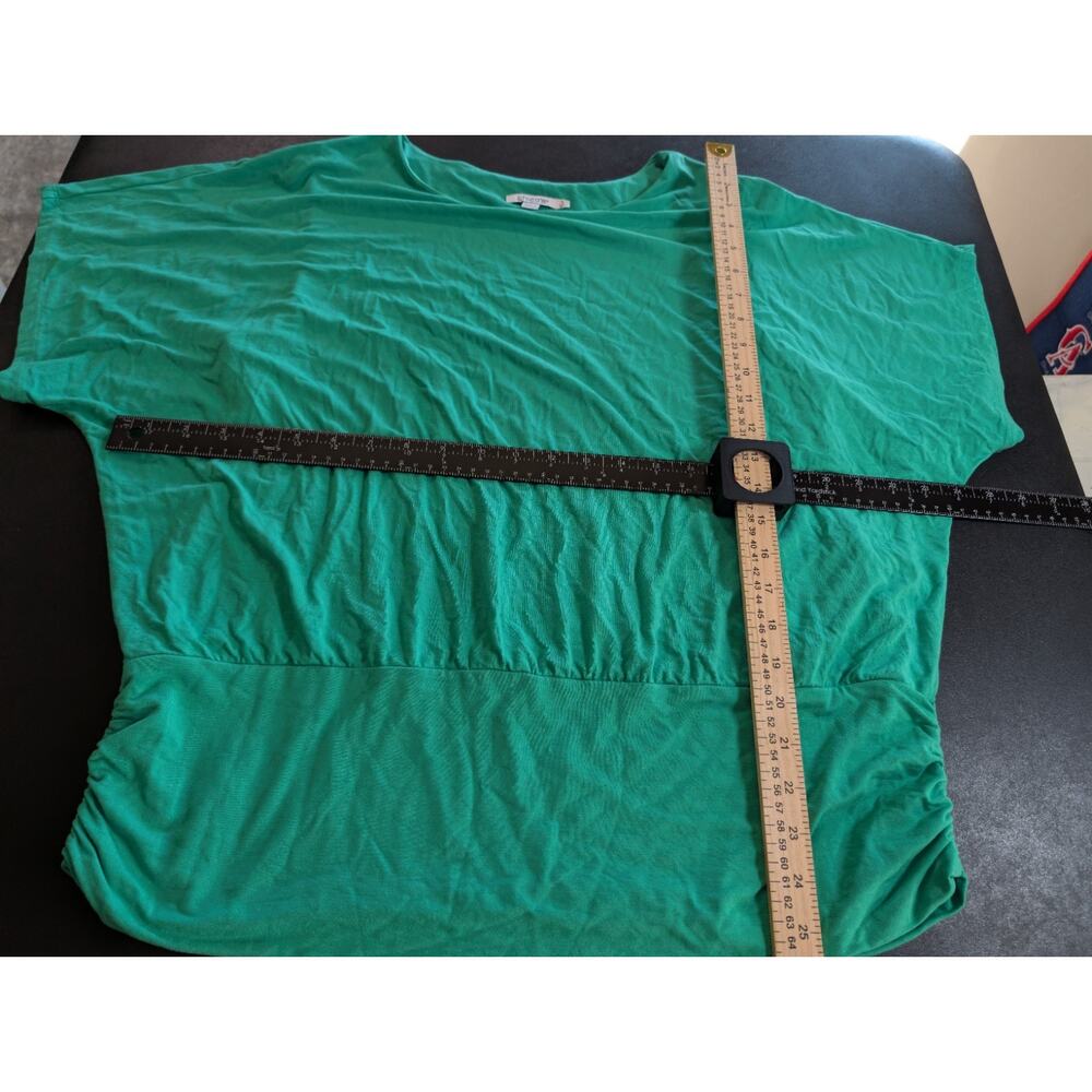 Chico's Women's Size XL (3) Green Pullover Top Dolman Relaxed Casual Shirt EUC - Picture 9 of 13